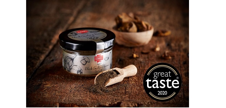 Craic Foods Black Garlic & Porcini Sea Salt   